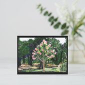 Crepe Myrtle Tree Briefkaart (Staand voorkant)