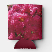 Crepe Myrtle Tree Magenta Floral Blikjeskoeler (Achterkant)