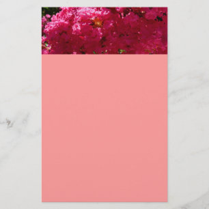 Crepe Myrtle Tree Magenta Floral Briefpapier