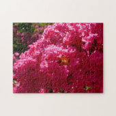 Crepe Myrtle Tree Magenta Floral Legpuzzel (Horizontaal)