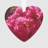 Crepe Myrtle Tree Magenta Floral Ornament (voorkant)