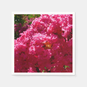 Crepe Myrtle Tree Magenta Floral Servet
