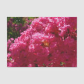 Crepe Myrtle Tree Magenta Floral Tissuepapier (Voorkant)