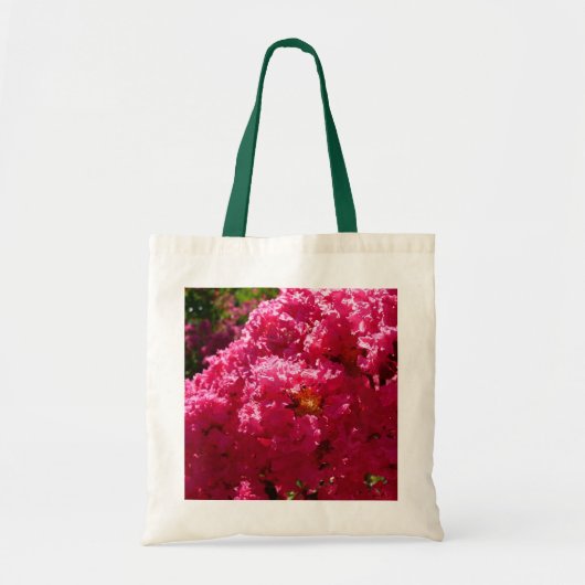 Crepe Myrtle Tree Magenta Floral Tote Bag (Voorkant)