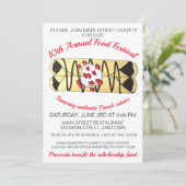 Crêpe Pancake Frankrijk Festival Crepes Kaart (Staand voorkant)