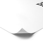 Crêpe station Trouwbord Poster (Hoek)