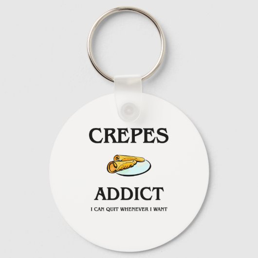 Crepes Addict Sleutelhanger (Voorkant)