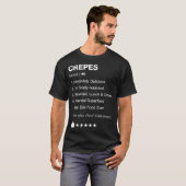 Crepes Definition Betekenis kookplatform T-shirt (Voorkant volledig)
