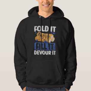 Crepes Franse keuken Zoete wafels Banaan Dessert Hoodie