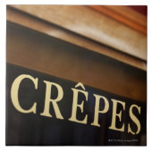 Crepes-teken, Parijs Tegeltje (Voorkant)