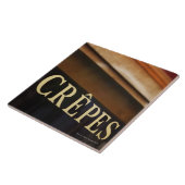 Crepes-teken, Parijs Tegeltje (Zijkant)