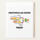 Crepusculaire genen in DNA-Humor Planner (Achterkant)