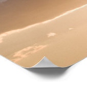 Crepusculaire stralen stralen door de lucht bij poster (Hoek)