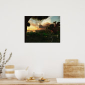 Crepuscular Sky Poster (Keuken)