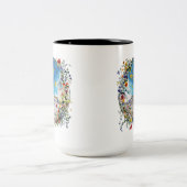 Cres  tweekleurige koffiemok (Center)