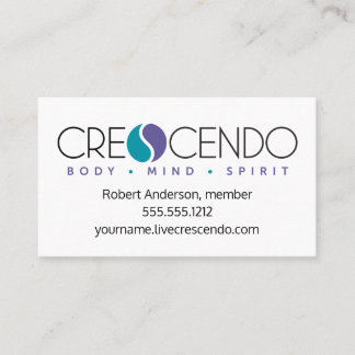 Crescendo Member Visitekaartje