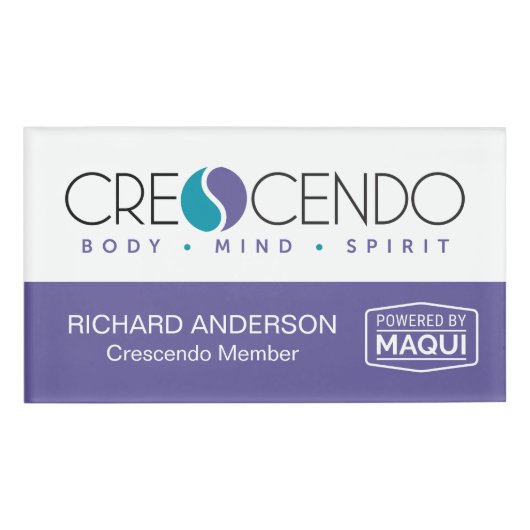 Crescendo Naambadge (Voorkant)