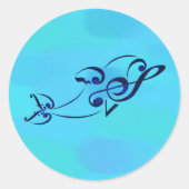 Crescendolfine sticker (Voorkant)