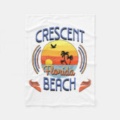 Crescent Beach, California Fleece Deken (Voorkant)