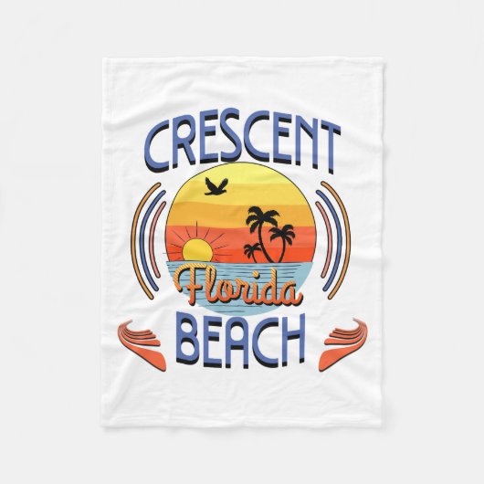 Crescent Beach, Californië Fleece Deken (Voorkant)
