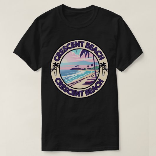 Crescent Beach Florida TShirt 1 (Design voorkant)