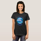 Crescent Beach Florida Vacation Souvenir Dolphin T-shirt (Voorkant volledig)