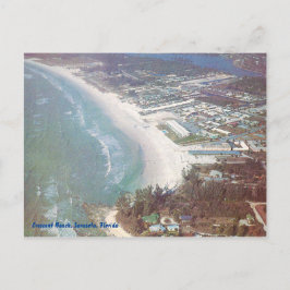 Crescent Beach, luchthaven Sarasota Florida Briefkaart
