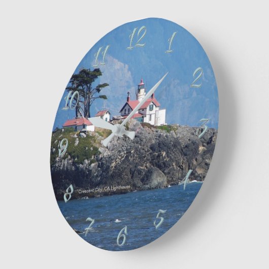 Crescent City, CA Lighthouse Grote Klok (Hoek)