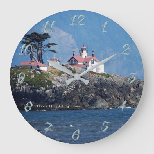 Crescent City, CA Lighthouse Grote Klok (Voorkant)