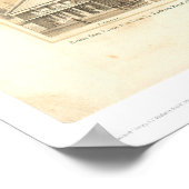 Crescent City, CA Panoramische kaart 1857 (0465A) Poster (Hoek)