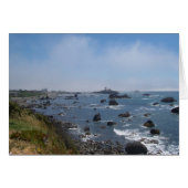 Crescent City Pacific Ocean View Notecard (Voorkant Horizontaal)