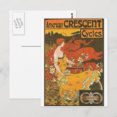 Crescent Cycle Briefkaart (Voorkant / Achterkant)