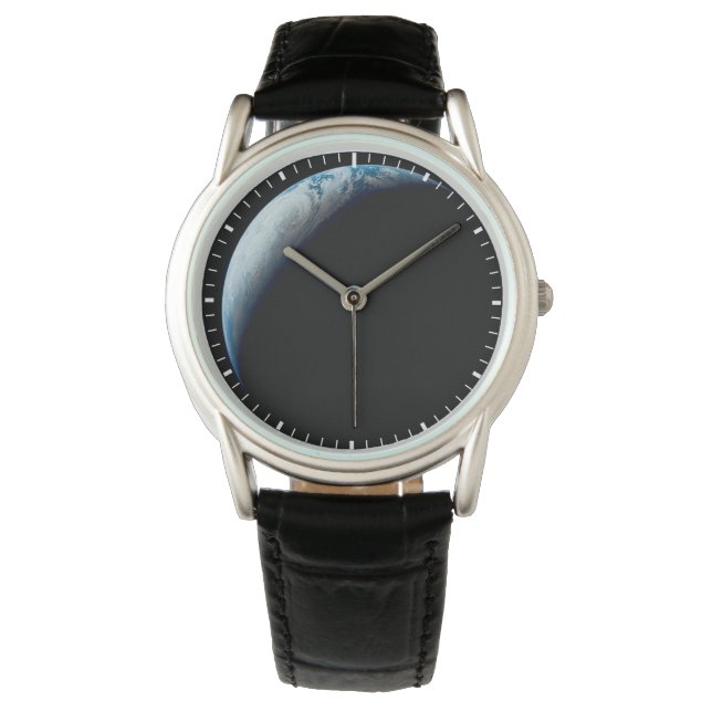 Crescent Earth genomen van de Apollo 4 missie. 2 Horloge (Voorkant)