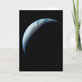 Crescent Earth genomen van de Apollo 4 missie. 2 Kaart (Voorkant)
