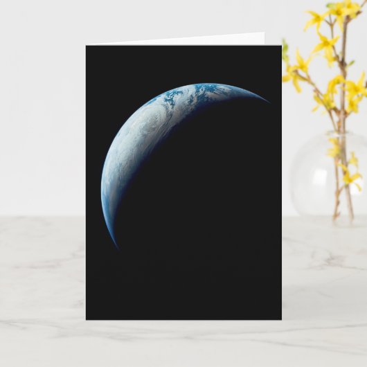 Crescent Earth genomen van de Apollo 4 missie. 2 Kaart (Gele Bloem)