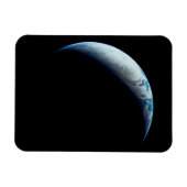 Crescent Earth genomen van de Apollo 4 missie. 2 Magneet (Horizontaal)