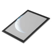 Crescent Earth genomen van de Apollo 4 missie. 2 Notitieblok (Schuin)