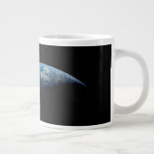 Crescent Earth genomen van de Apollo 4 missie. Grote Koffiekop (Rechts)