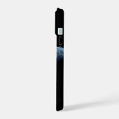 Crescent Earth genomen van de Apollo 4 missie. iPhone 15 Case (Linkerkant)