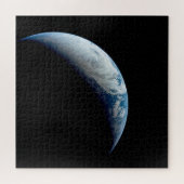Crescent Earth genomen van de Apollo 4 missie. Legpuzzel (Horizontaal)