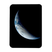 Crescent Earth genomen van de Apollo 4 missie. Magneet (Verticaal)