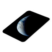 Crescent Earth genomen van de Apollo 4 missie. Magneet (Linkerzijde)