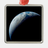 Crescent Earth genomen van de Apollo 4 missie. Metalen Ornament (Voorkant)