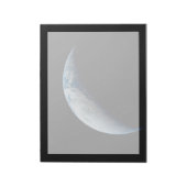 Crescent Earth genomen van de Apollo 4 missie. Notitieblok (Linkerzijde)