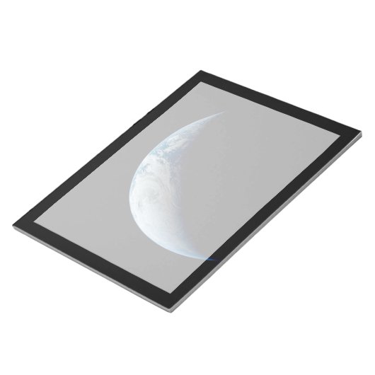 Crescent Earth genomen van de Apollo 4 missie. Notitieblok (Schuin)