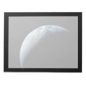 Crescent Earth genomen van de Apollo 4 missie. Notitieblok (Voorkant)