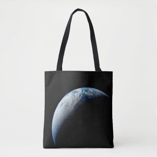 Crescent Earth genomen van de Apollo 4 missie. Tote Bag (Voorkant)