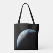 Crescent Earth genomen van de Apollo 4 missie. Tote Bag (Achterkant)