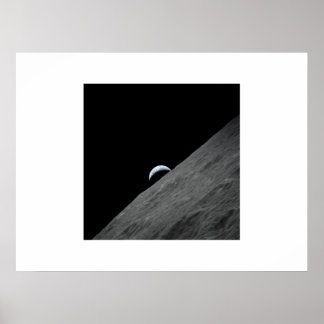 Crescent Earth Poster