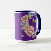 Crescent Flower Moon Coffee Mok (Voorkant rechts)